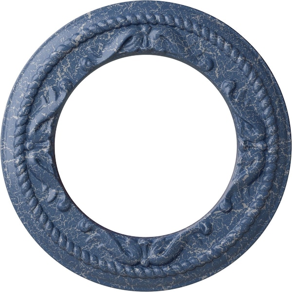 Ekena Millwork Roped Medway Medallion (Canopies up to 7 1/2"), 12 1/4"OD x 7 1/2"ID x 7/8"P, Americana Crackle CM12MEAMC - main